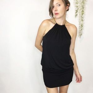 LAUNDRY BY SHELLI SEGAL dress gold necklace 0265